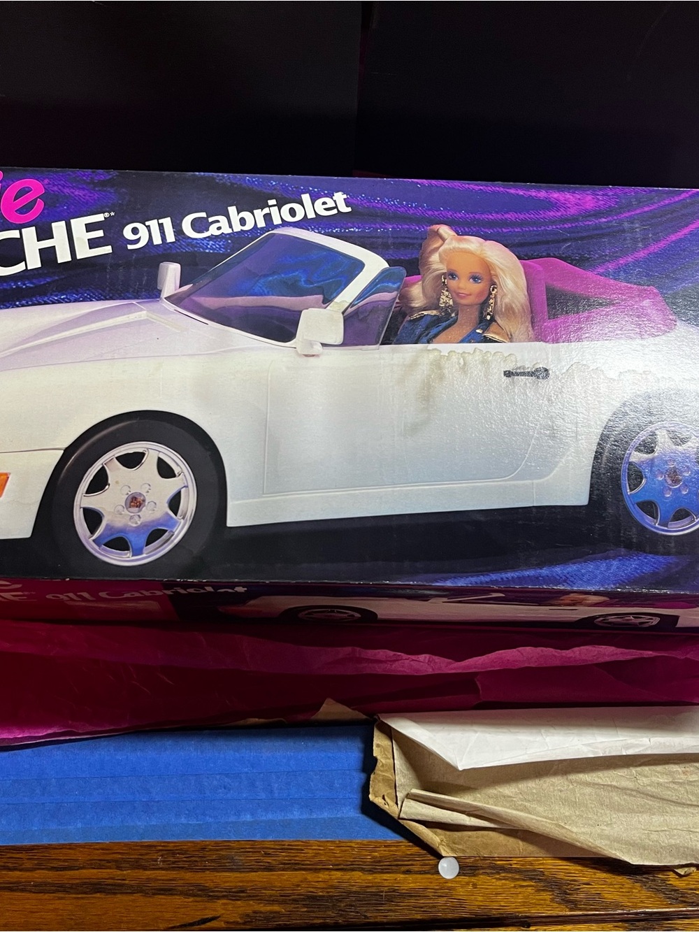 MIB Vintage 1993 Barbie Porsche 911 Cabriolet #10876